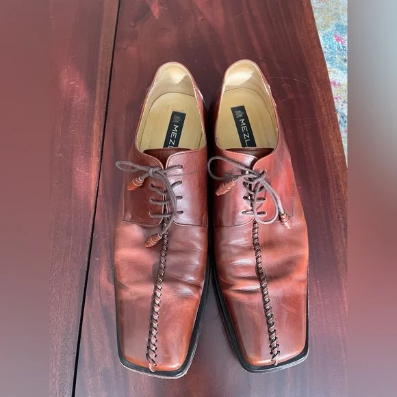 mezlan brown dress shoes Mezlan S20271 Men's Shoes Tan & Rust Woven / Calf-Skin Leather Dress Monk-Straps Loafers (MZ3474) BROWN / 11 US